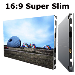LSP Series Super Slim 600 * 337.5mm دقة البكسل الدقيقة 16: 9 نسبة العرض إلى الارتفاع لوحة LED حائط فيديو فعال من حيث التكلفة لتلفزيون LED 2K / 4K / 8K
